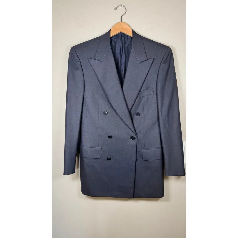 Stefano Ricci Double Breasted Wool Suit Navy 46IT/36 US $8000 - Picture 3 of 12